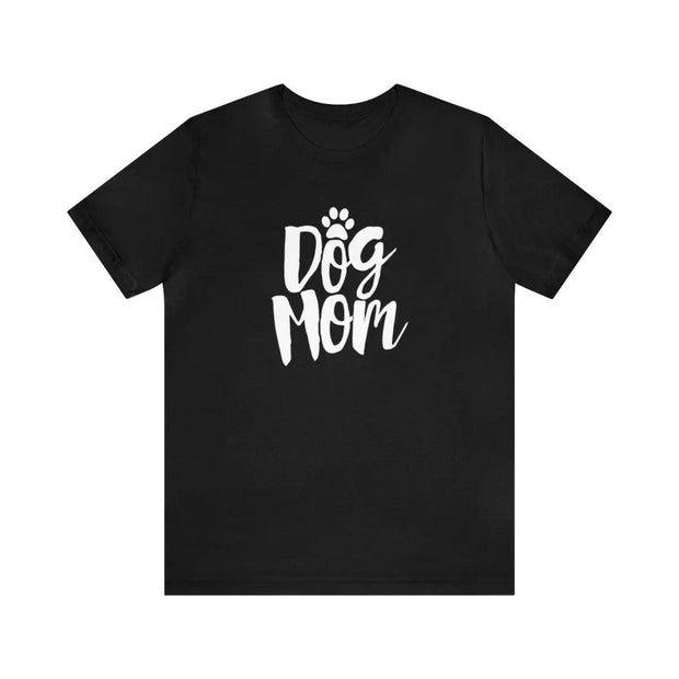 Short Sleeve Soft Cotton Dog Mom T-Shirt Printify