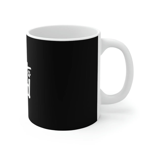 Coffee mug black and white