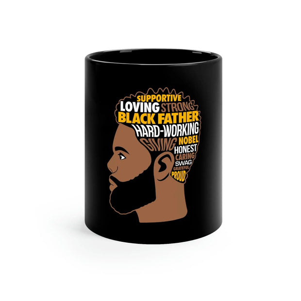black custom screen printed coffee mug by rgmj brands apparel