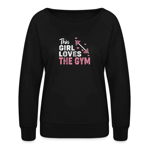 Women’s Crewneck Sweatshirt - Girl Who Loves the Gym
