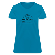 Women's Cycopath T-Shirt - turquoise