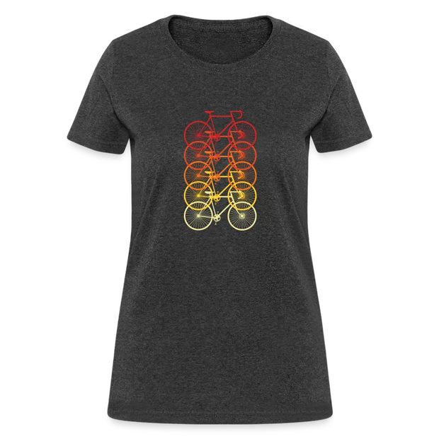 Women's Biking T-Shirt - heather black