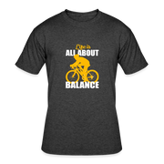 Short sleeve black Men’s Life Is All About Balance T-Shirt