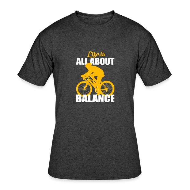 Short sleeve black Men’s Life Is All About Balance T-Shirt