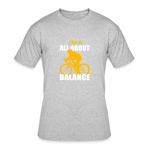 Men’s Life Is All About Balance T-Shirt - heather gray