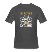 Men’s I'd Rather Be Cycling T-Shirt - charcoal