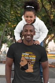 Custom Proud Dad Black Short Sleeve T-Shirt with screen printed graphics from rgmj brands apparel
